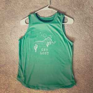 BONGO GREEN “GET LOST” TANK 🤍